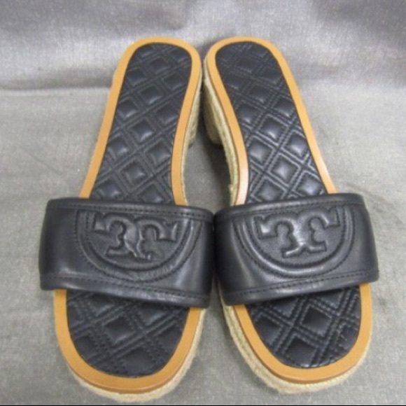๐HP๐Tory Burch Fleming Espadrille Slides 7.5M - Picture 8 of 8